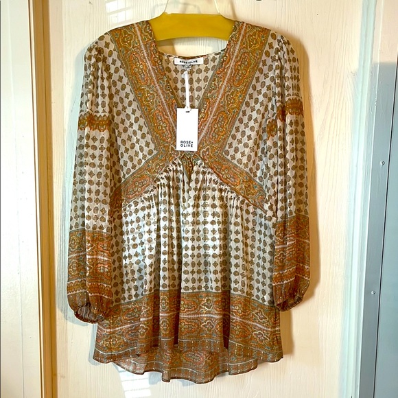 Rosemere Olive Top (Available in 2X)